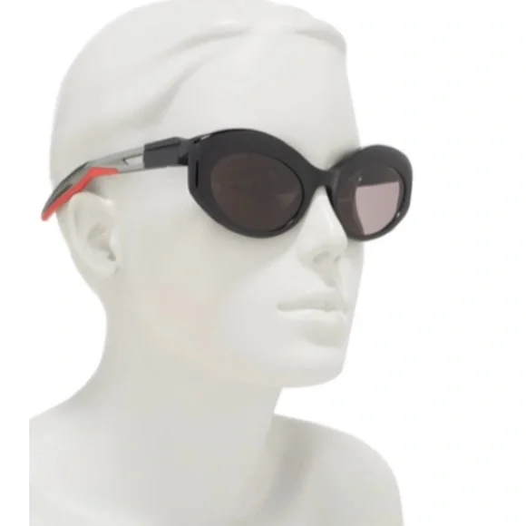 Balenciaga | Accessories | Balenciaga Havana Oval Hybrid  display picture 1